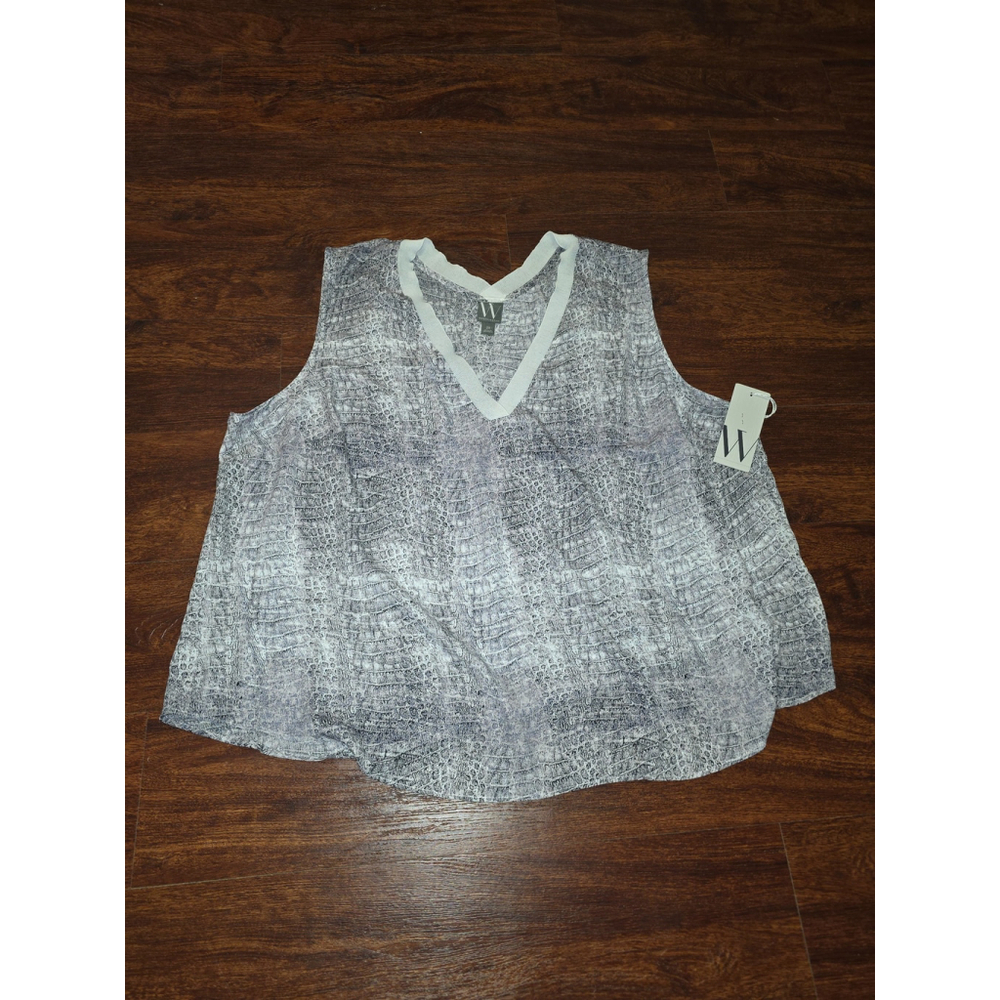 Worthington sleeveless Women's shirt size 2X NWT